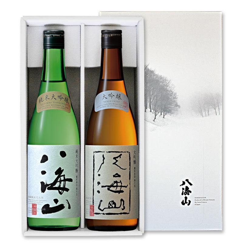 八海山 純米大吟醸＆大吟醸 720ml ギフトセット
