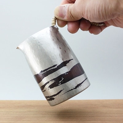 銅製 錫被 ちろり(小) 約250ml 徳利　日本酒 熱燗 冷酒 贈答品 新潟県 弥彦村