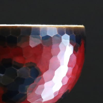 銅製 茜色 ぐい呑み(60ml) 手作り 冷たい 日本酒 贈答品 新潟県 弥彦村