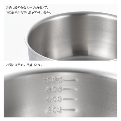 栗原はるみ IH対応 アルミクラッド雪平鍋 16cm 小さい メモリ付き 丈夫 新潟県 弥彦村