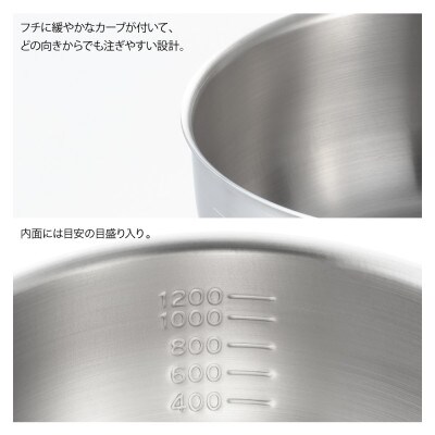 栗原はるみ IH対応 アルミクラッド雪平鍋 18cm メモリ付き 注ぎやすい 丈夫 新潟県 弥彦村