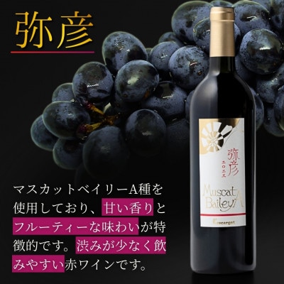 弥彦村産ぶどう　赤ワイン・マスカットベイリーA 　弥彦セット