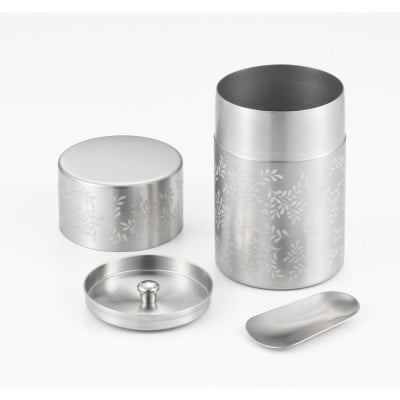 栗原はるみ　茶筒リーフ