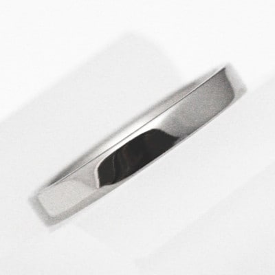 純チタン平打リング(幅2.5mm)13号