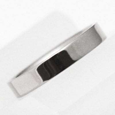 純チタン平打リング(幅3mm)12号
