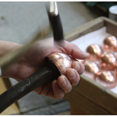 【冷たい口当たり】銅製 金茶色 ぐい呑み 日本酒 贈答品 新潟県 弥彦村