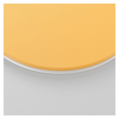 栗原はるみ【抗菌剤配合】まな板(丸)マスタード 35cm 1枚 丸いまな板 新潟県 弥彦村