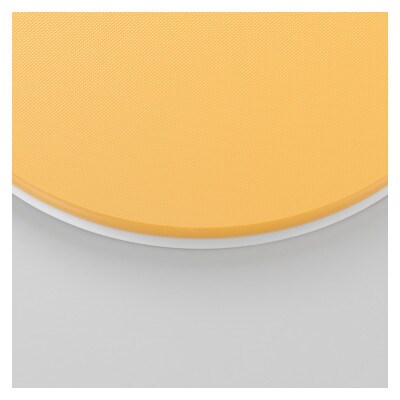 栗原はるみ【抗菌剤配合】まな板(丸)マスタード 24.5cm 1枚 丸いまな板 新潟県 弥彦村