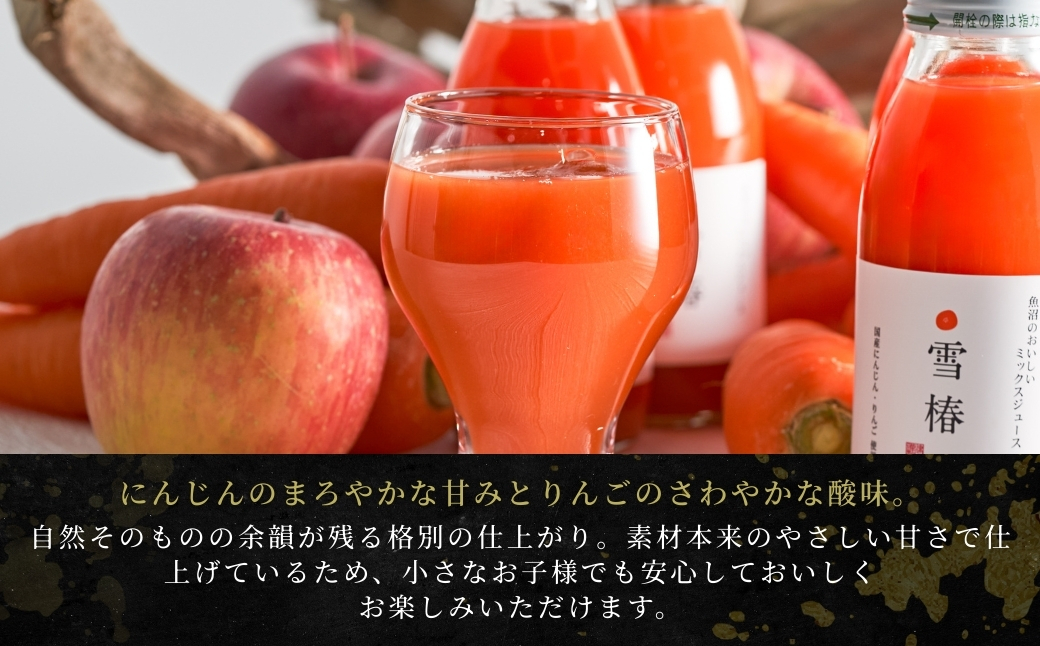 魚沼のおいしいミックスジュース 雪椿 20本×1セット 127527-037