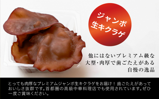 あらかわプレミアムジャンボ生キクラゲ220g×2パック【配送不可地域：離島】