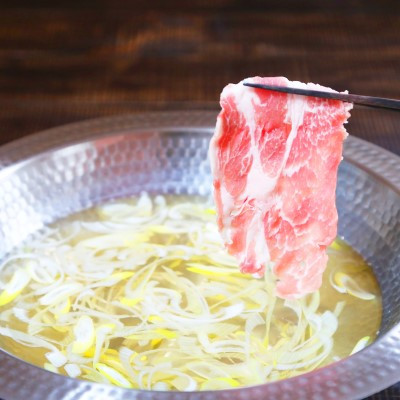 朝日豚肩ロース2.2kg しゃぶしゃぶ用 山口ファーム直送【配送不可地域：離島】