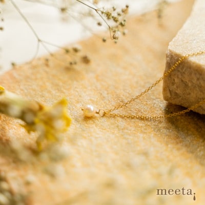 あこやパール一粒k14gfネックレス【配送不可地域：沖縄県】