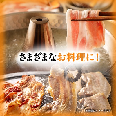 [小分けパックがうれしい] 越後もち豚肩ロース肉(しゃぶしゃぶ用) 合計900g【配送不可地域：離島】