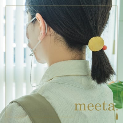 トントン真鍮ヘアゴムとマルチチェーンのセット×各1点【配送不可地域：沖縄県】