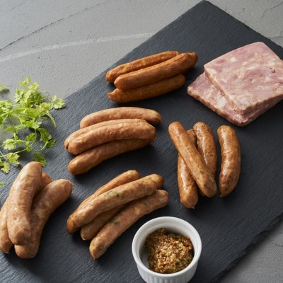 うれしい食べ比べ ソーセージ5種・プレスハムステーキセット[女川ハム工房]【配送不可地域：離島】