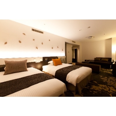 富山エクセルホテル東急　デラックスツインルームご宿泊券(朝食、夕食付)