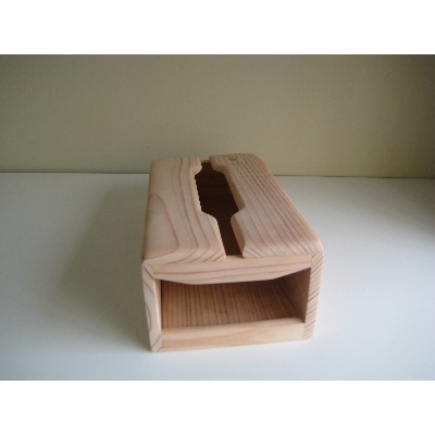 立山杉　縦型ティッシュボックス　2個セット