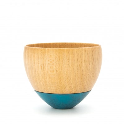 【高岡銅器】KISEN Guinomi Sake Cup DON Turquoise Blue