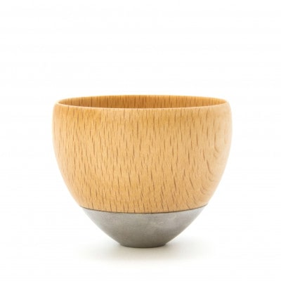 【高岡銅器】KISEN Guinomi Sake Cup DON Misty Silver