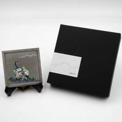 【高岡銅器】コースター雷鳥