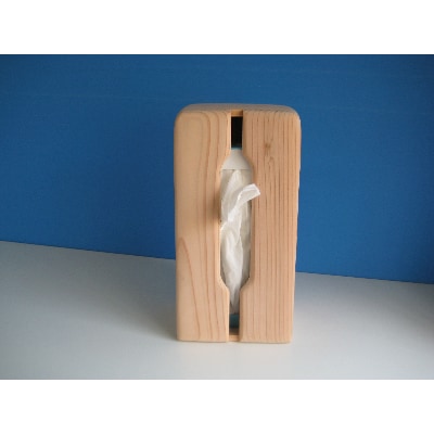 立山杉　縦型ティッシュボックス　2個セット