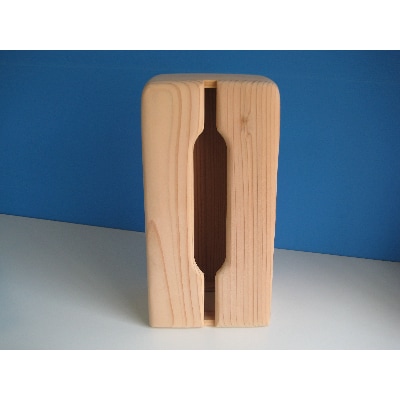 立山杉　縦型小棚＆縦型ティッシュボックス　セット