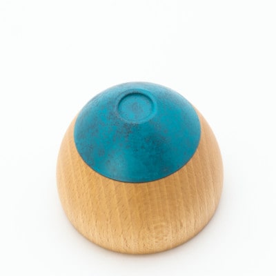 【高岡銅器】KISEN Guinomi Sake Cup DON Turquoise Blue