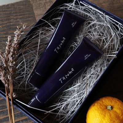 【GIFT BOX】Taroma ハンド＆ネイルクリーム 30g ゆず・ラベンダー セット【配送不可地域：沖縄県】