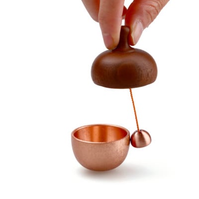 【高岡銅器】空穏 まどか どんぐりん ピンクゴールド