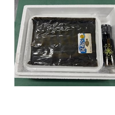 ヒラメの昆布締めと新湊産中六醤油セット【配送不可地域：離島】