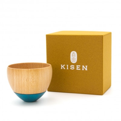 【高岡銅器】KISEN Guinomi Sake Cup DON Turquoise Blue