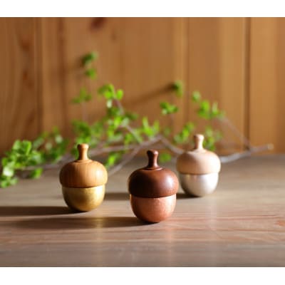 【高岡銅器】空穏 まどか どんぐりん シルバー