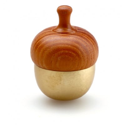 【高岡銅器】空穏 まどか どんぐりん ゴールド