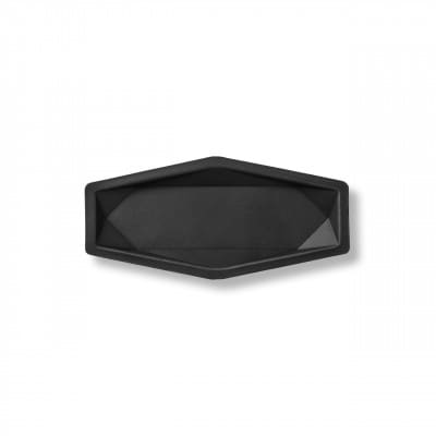 colm多角形レザートレイM ブラック「立体成型してつくった本革製多角形トレイ」