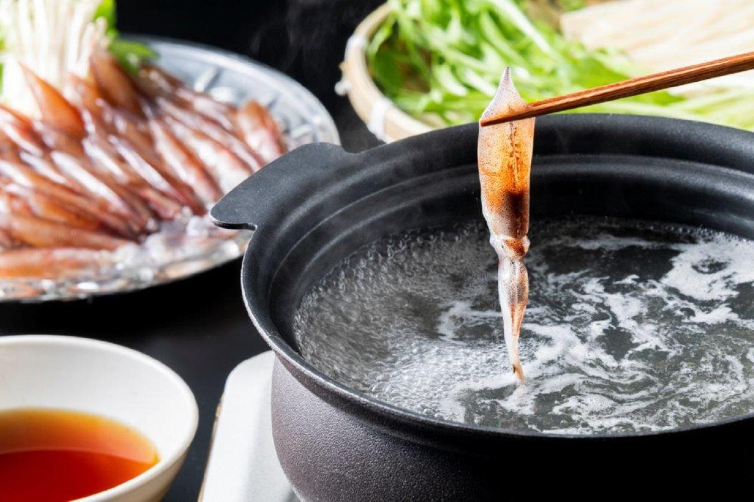 ほたるいかしゃぶしゃぶセット