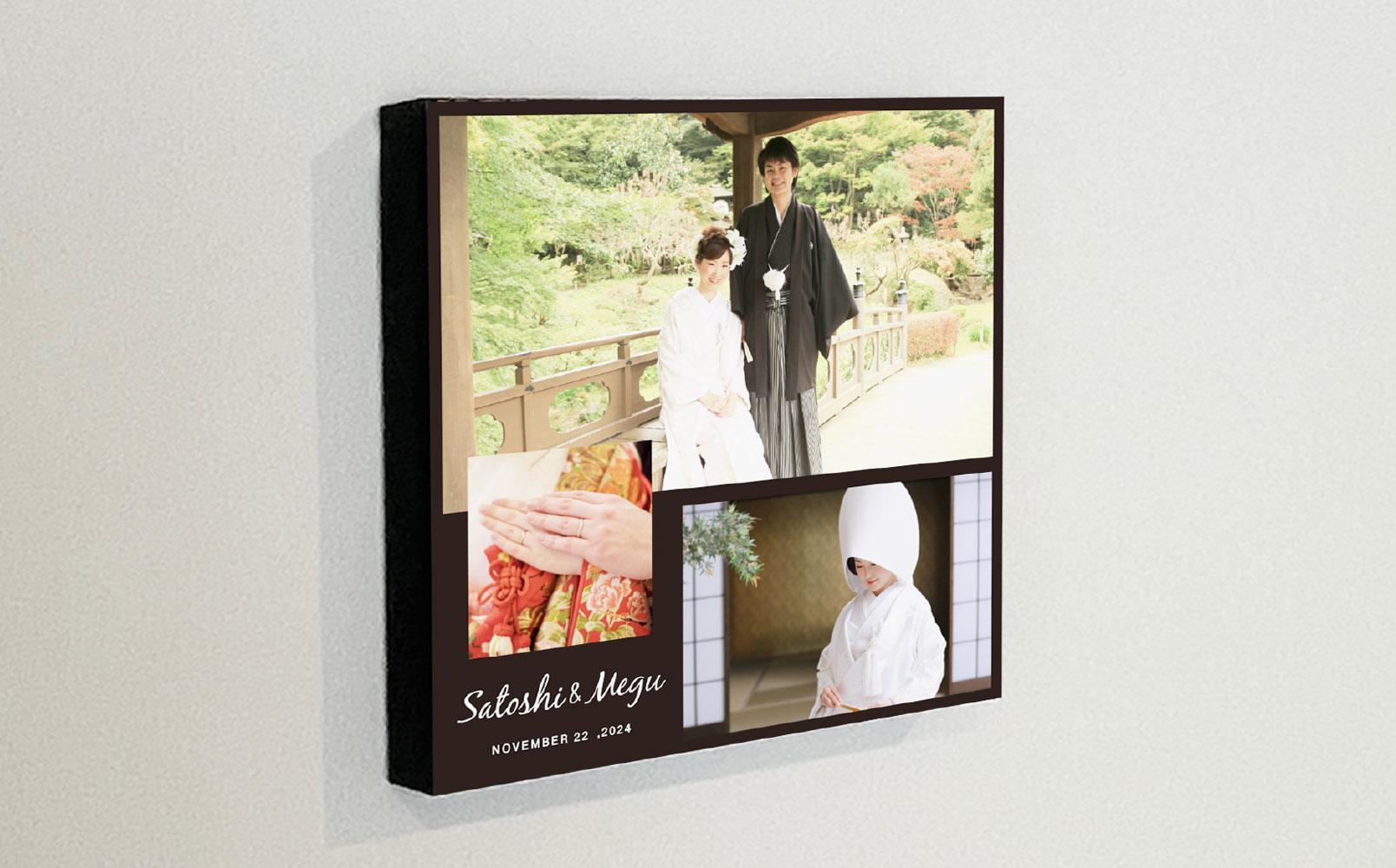 アイフォト 写真パネルlll【ブラックパネル】イーゼル付き