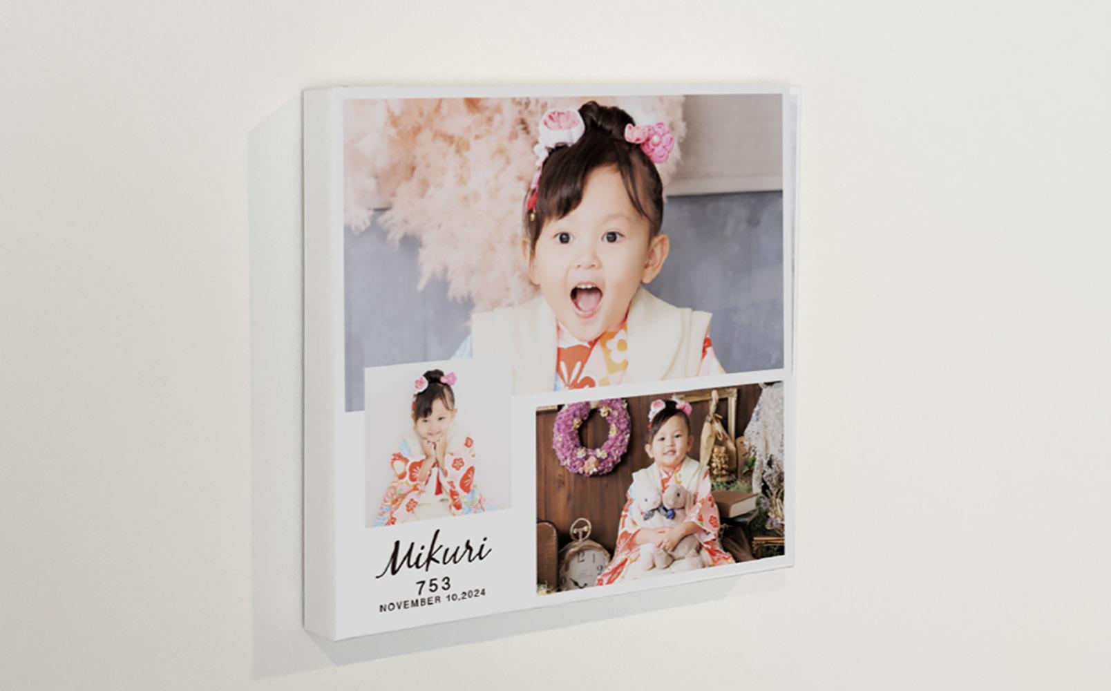 アイフォト 写真パネルlll【ホワイトパネル】イーゼル＋ラッピング付き