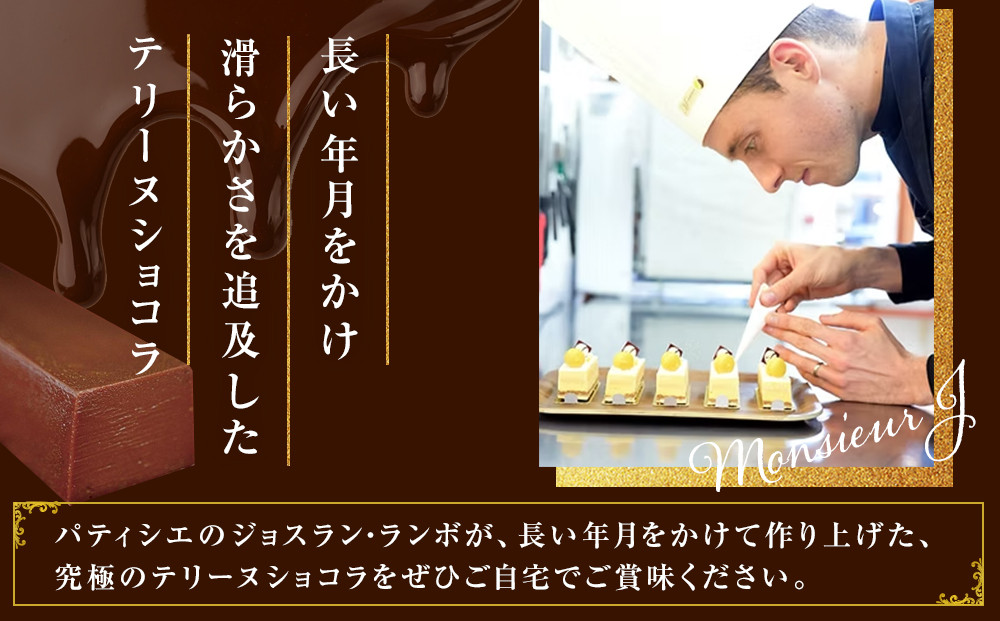 究極のデザートチョコレート【テリーヌショコラフランボワーズ】 Monsieur J ムッシュー・ジー