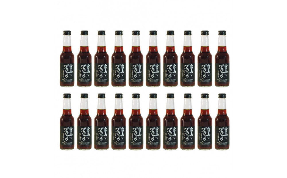 ブラックサイダー 1ケース２0本　炭酸飲料 サイダー ソフトドリンク 黒いサイダー