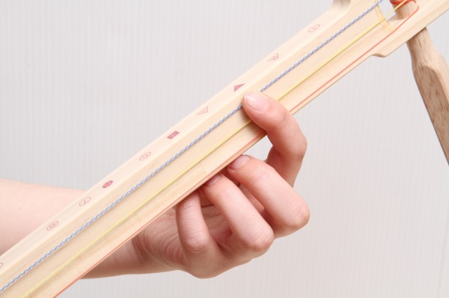 かみのしゃみせんSHABO初心者5点セットBOXのカラー：ディープグリーン