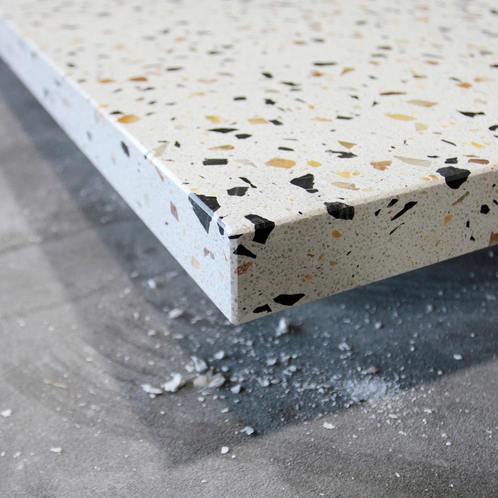 テラゾー 天板 中サイズ 1000mm×800mm×35mm(70kg)　家具 セメント コンクリート 富山市 鳥居セメント工業