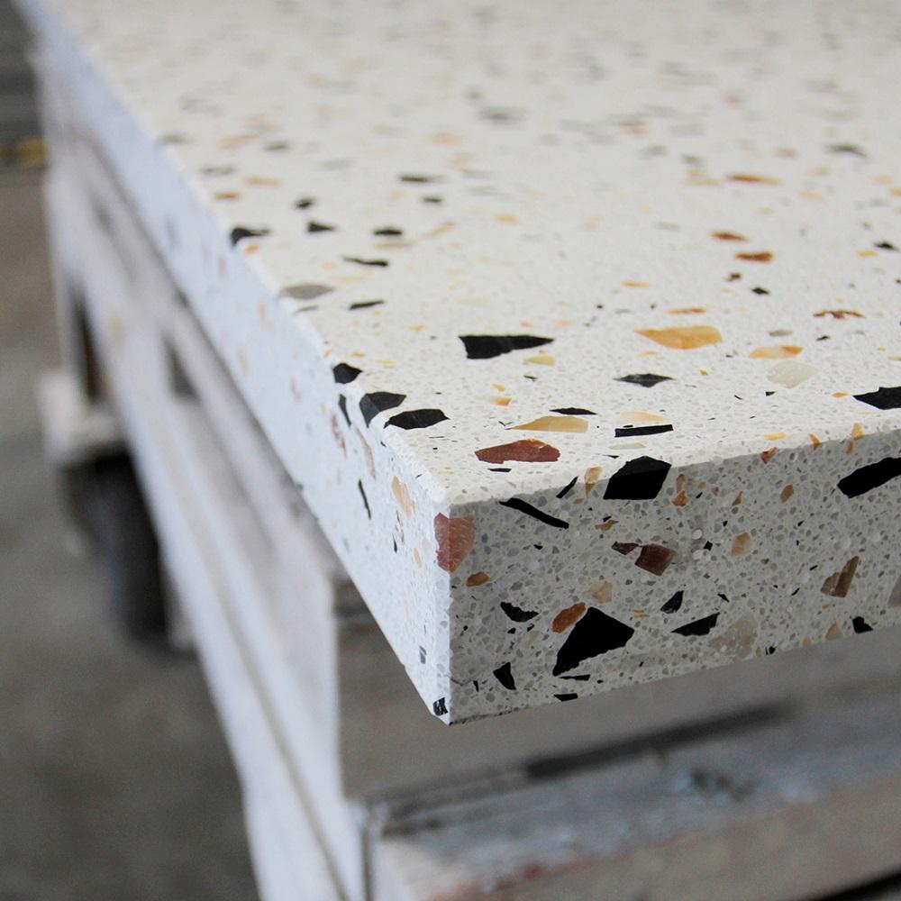 テラゾー 天板 大サイズ 1600mm×800mm×40mm(140kg)　家具 セメント コンクリート 富山市 鳥居セメント工業