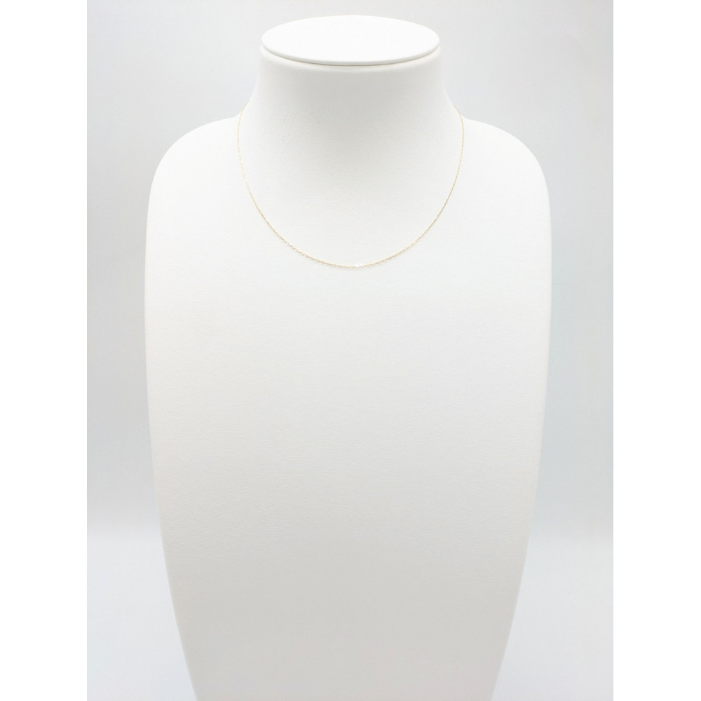 【18金イエローゴールドネックレス グリームカット長小豆0.2 40cm】 富山県 富山市 贈り物 おすすめ ギフト 人気 記念