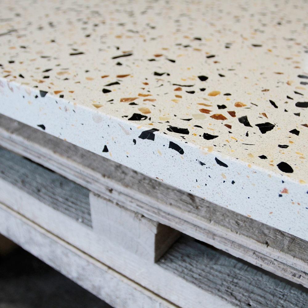 テラゾー 天板 大サイズ 1600mm×800mm×40mm(140kg)　家具 セメント コンクリート 富山市 鳥居セメント工業