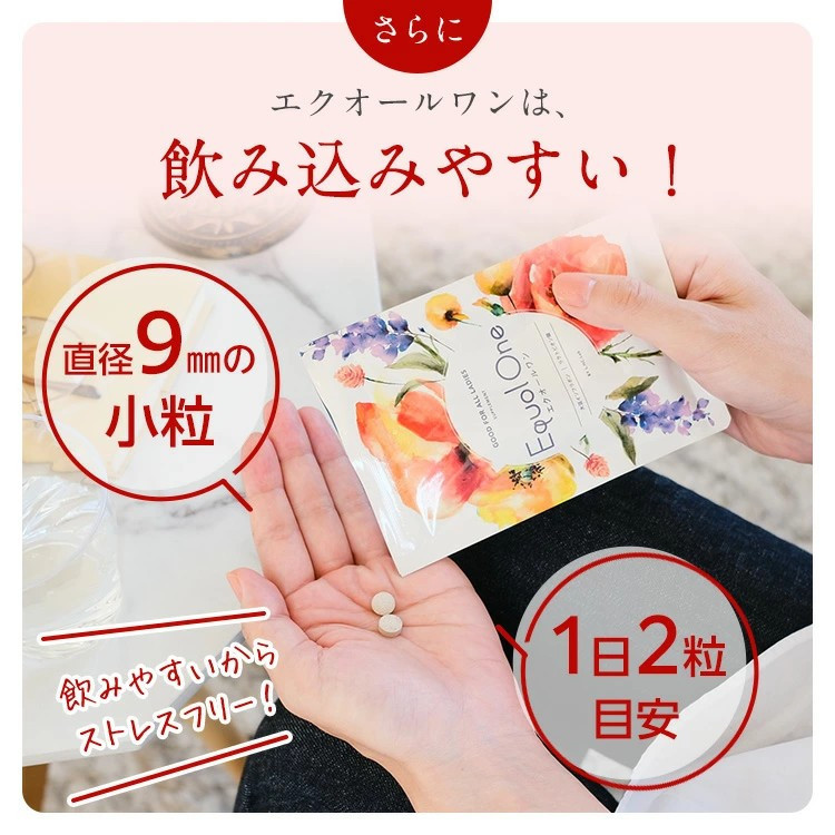 『定期便全6回』 年齢を重ねる女性の毎日をサポートするサプリ「エクオールワン」