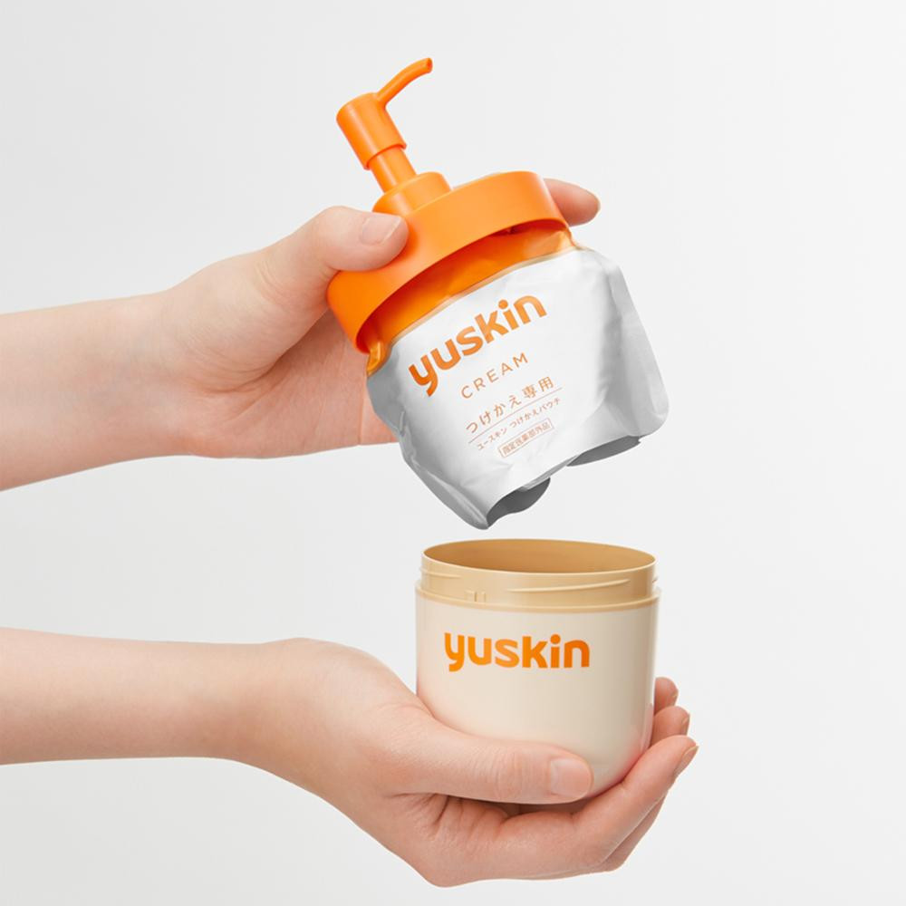 【指定医薬部外品】ユースキン ポンプ・つけかえパウチ セット（ひび あかぎれ しもやけを治す）