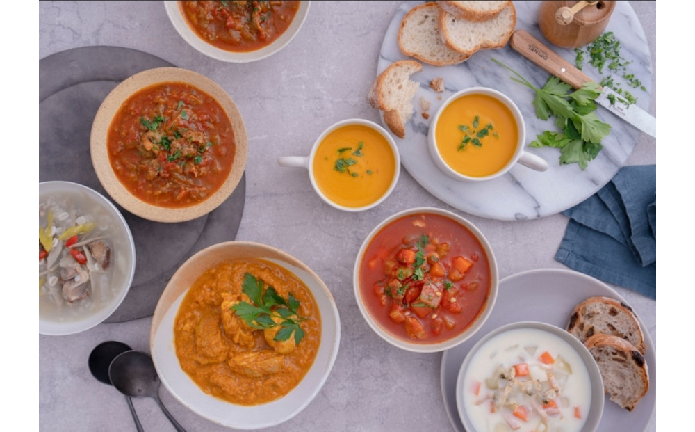 【ふるさと納税】野菜スープ＆ヘルシーチキンカレー6個セット 冷凍 人気スープ  時短 手軽 具だくさんスープ