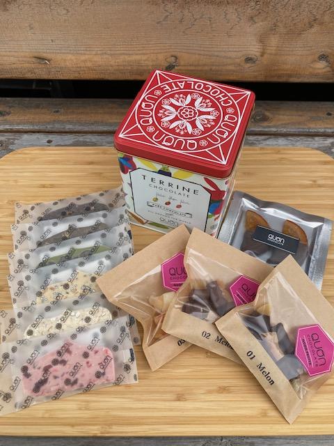 久遠チョコレート富山店　テリーヌ6種・フルーツミニ3種・オランジェ1袋　詰合せ