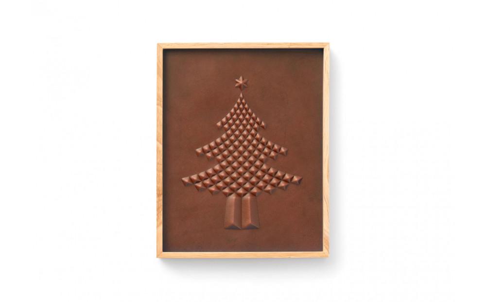 colm ツリー ブラウン「本革を立体成型してつくったクリスマスツリー」