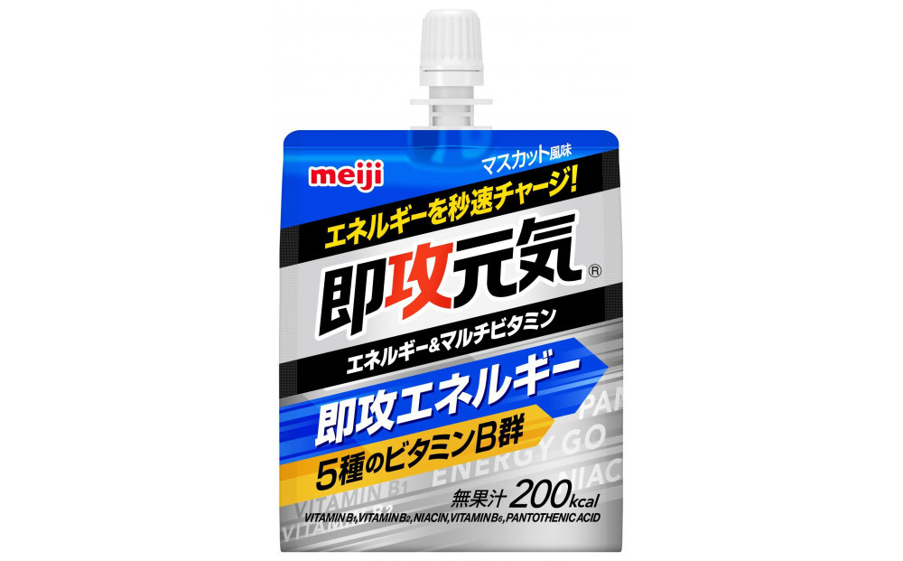 「meiji」即攻元気ゼリー　エネルギー＆マルチビタミン　マスカット風味　３６本